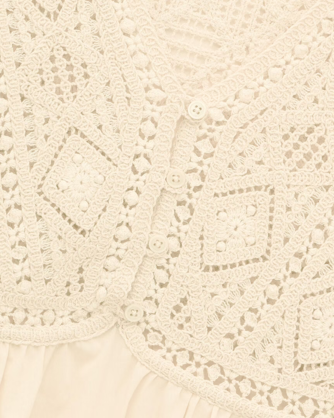 Sandy Dress in Ecru by BA&SH