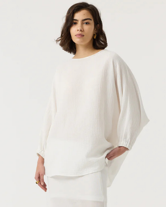 Arabella Top in White by AKYN