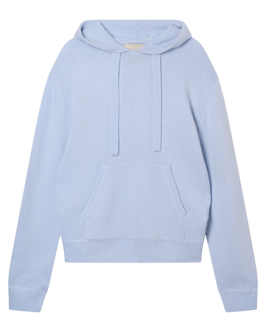 Merino Oversize Hoodie in Georgia Blue by Jumper 1234