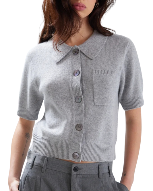 Harmony Short Sleeve Knit Shirt in Koala by Colorush
