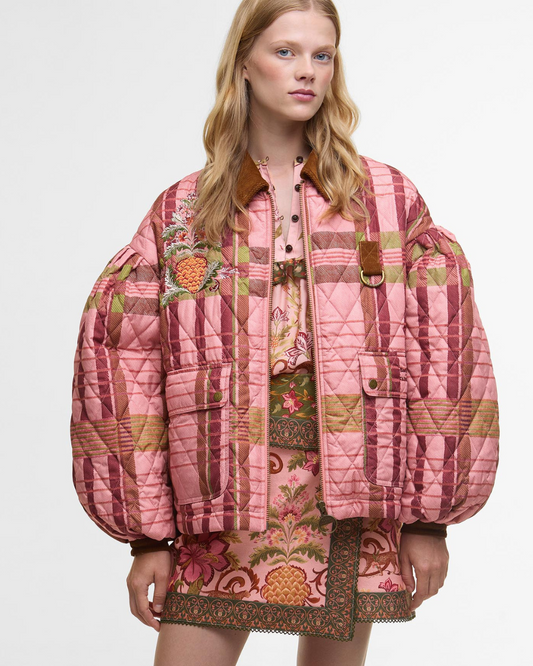 Ana-Clara Quilted Jacket by Barbour x FARM Rio