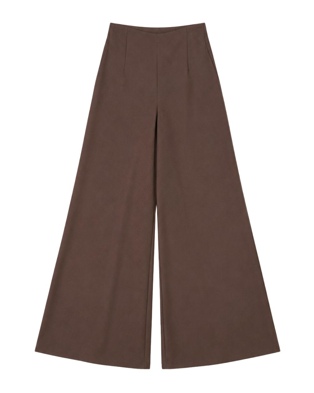 Gardenia Wide Leg Pant in Marrone by LAVI Couture