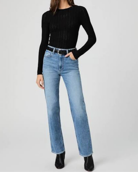 Stevie 31" Straight Jean in Heroes by Paige