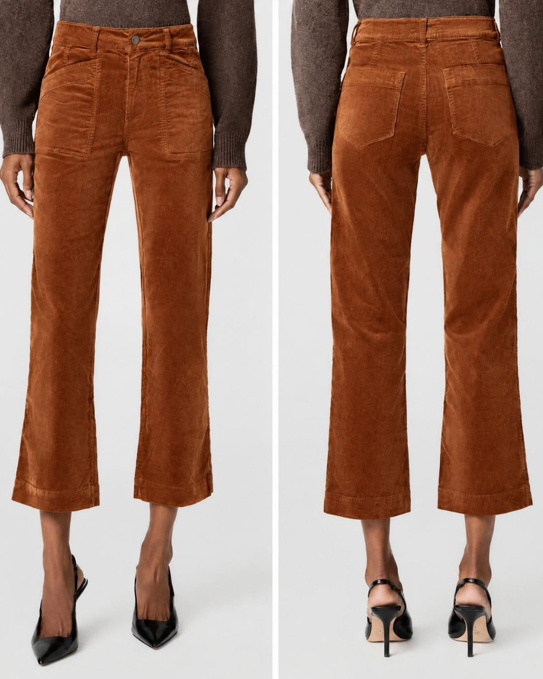 Quincy Ankle in Maple Brown by PAIGE