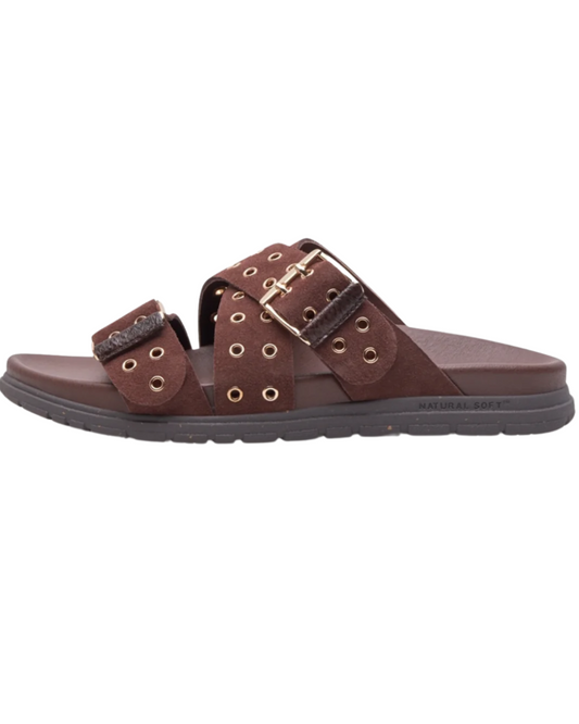 Tilde Suede Slide Sandal by Shoe The Bear
