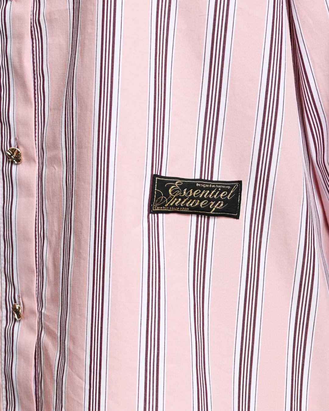 Kacao Tied Collar Shirt in Pinky Promise by Essentiel Antwerp