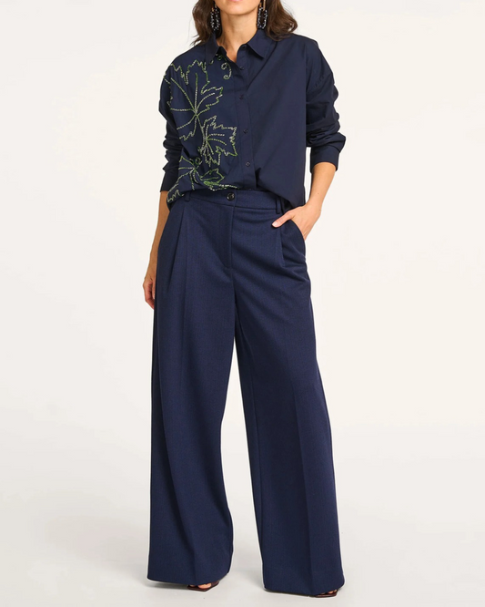 Insult Wide Leg Trousers by Essentiel Antwerp