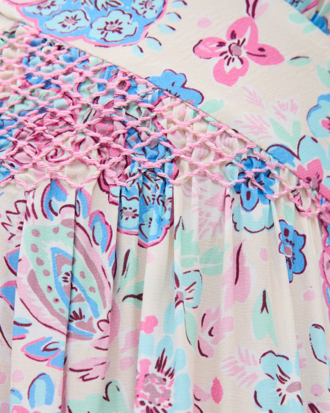 Mireta Dress in Cara Floral Cream by RIXO