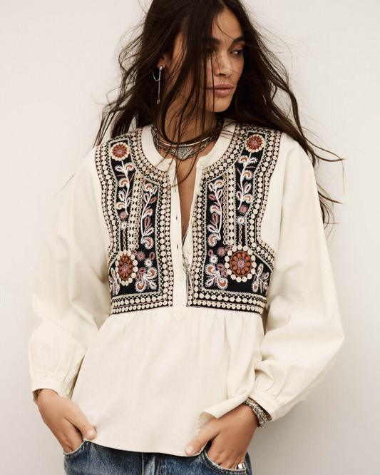 Alec Top in Ecru by BA&SH