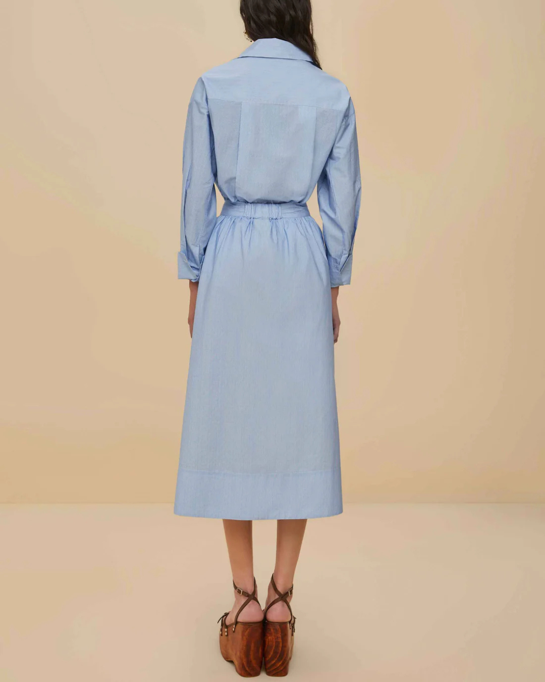 Blue Banana Cocina Striped Midi Skirt by FARM Rio