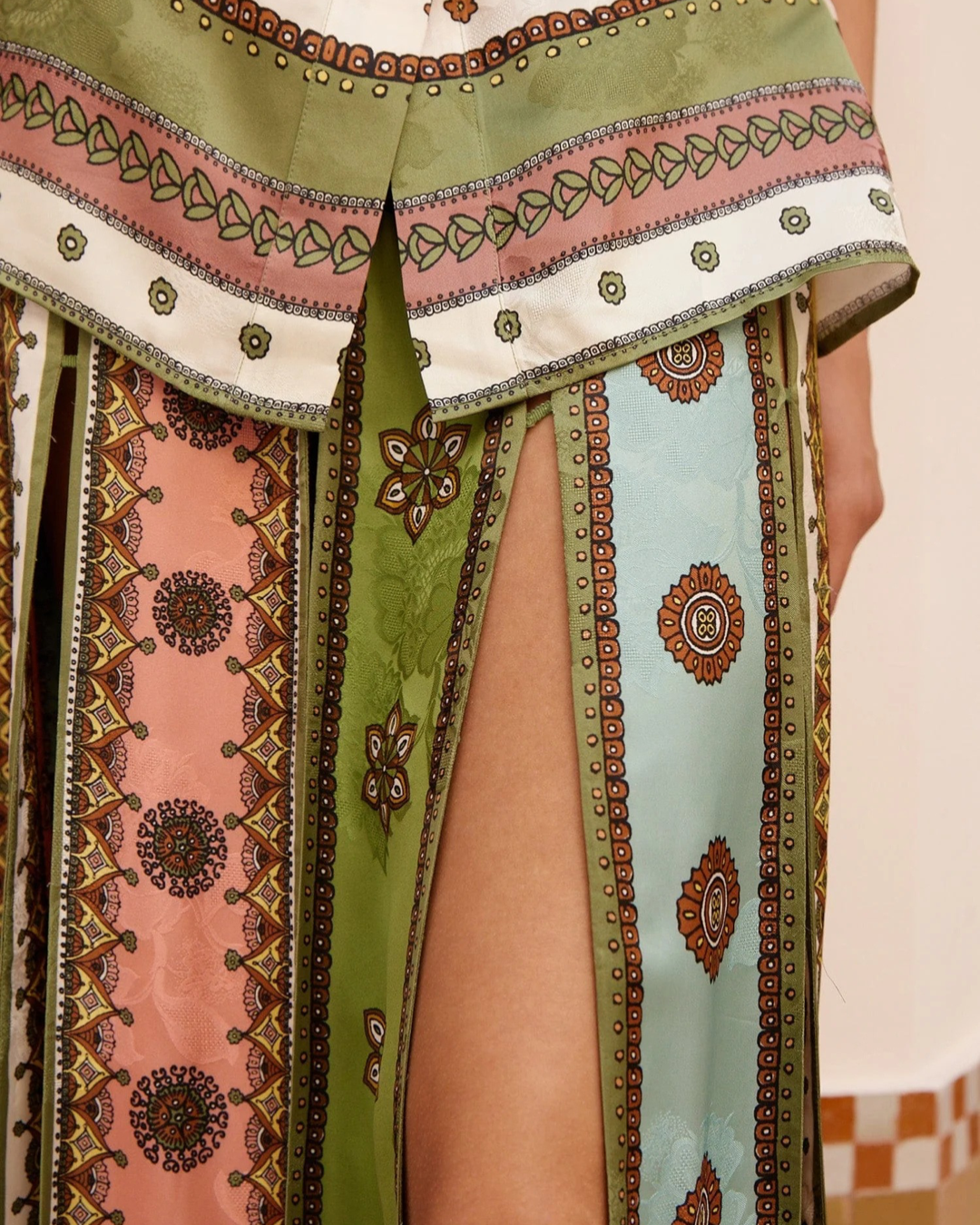 Contina Skirt in Multi by Alemais