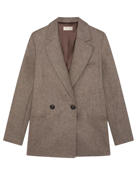 Jackie Blazer in Walnut by Maison Hotel
