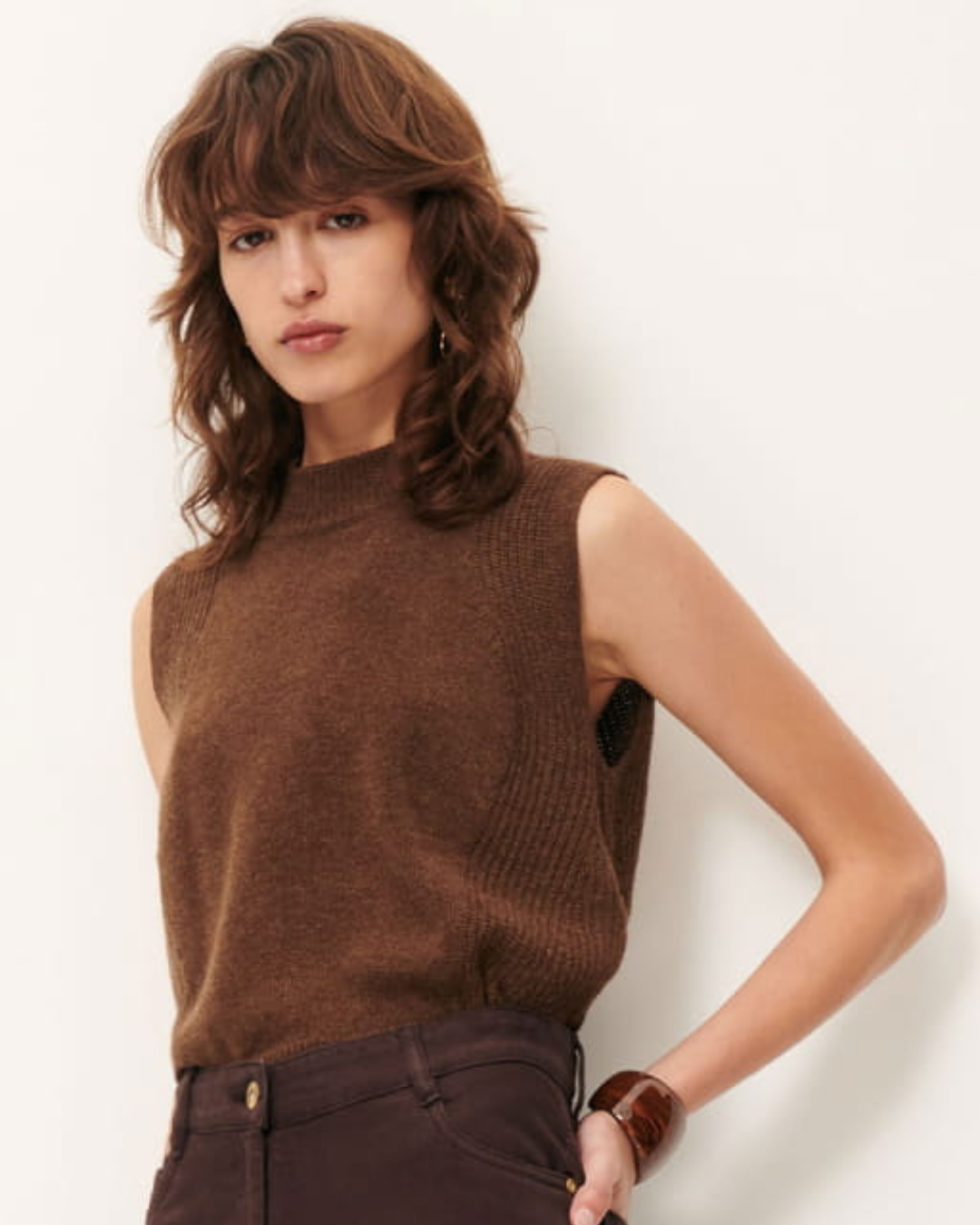 Baynino Sweater in Dark Stone by Sessún