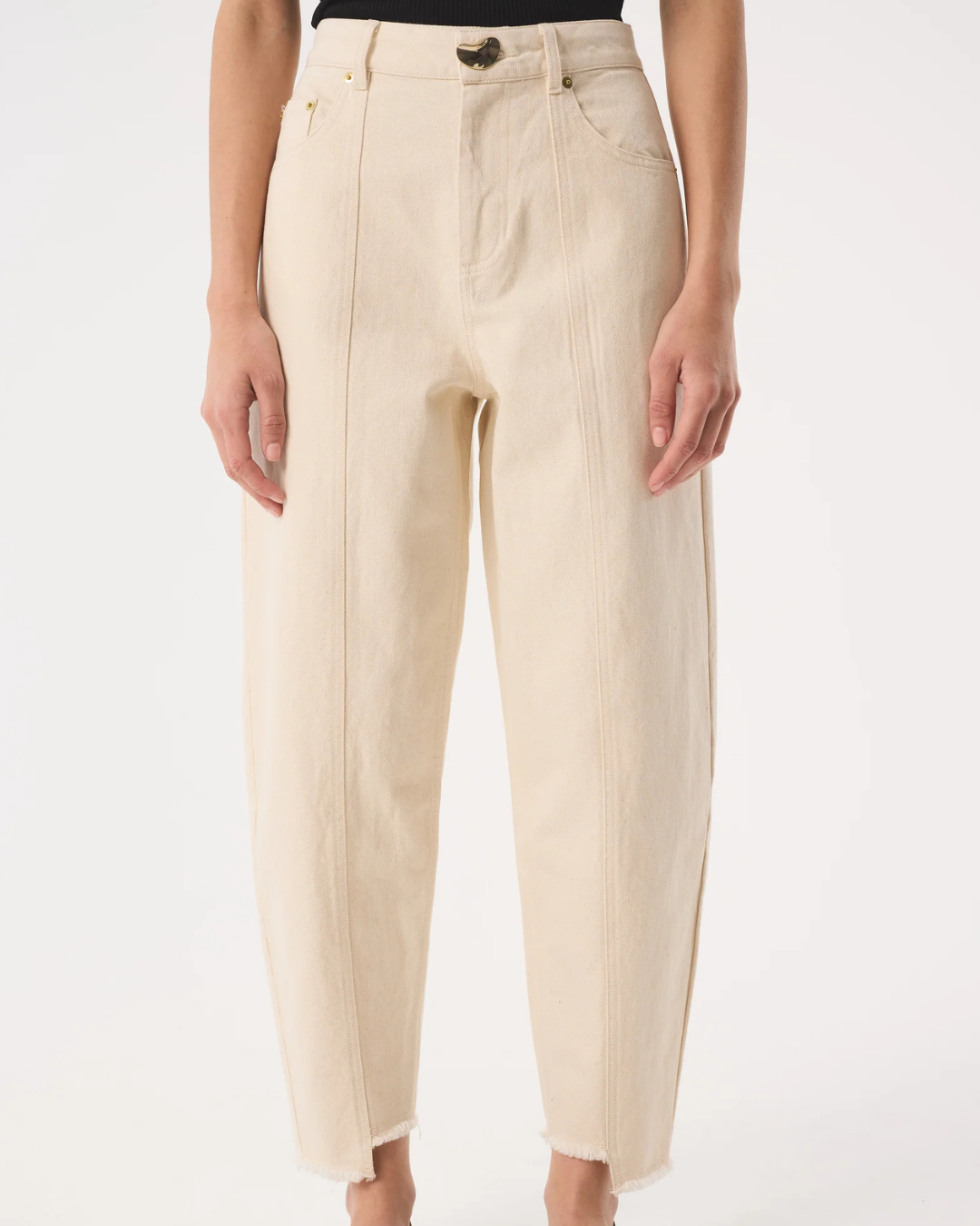 Sol Ecru Jeans by AKYN