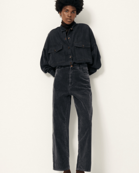 Velvet Cruise Trousers in Graffit by Sessún