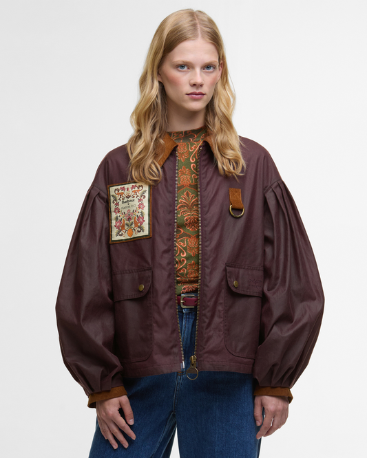 Thais Wax Jacket by Barbour x FARM Rio