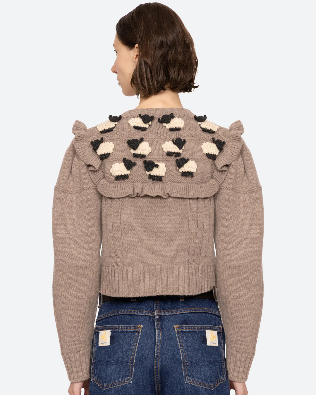 Benny Sheep Crochet Cardigan by Sea New York