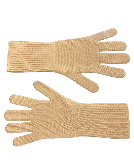 Cashmere Gloves in Sandstone by Jumper 1234