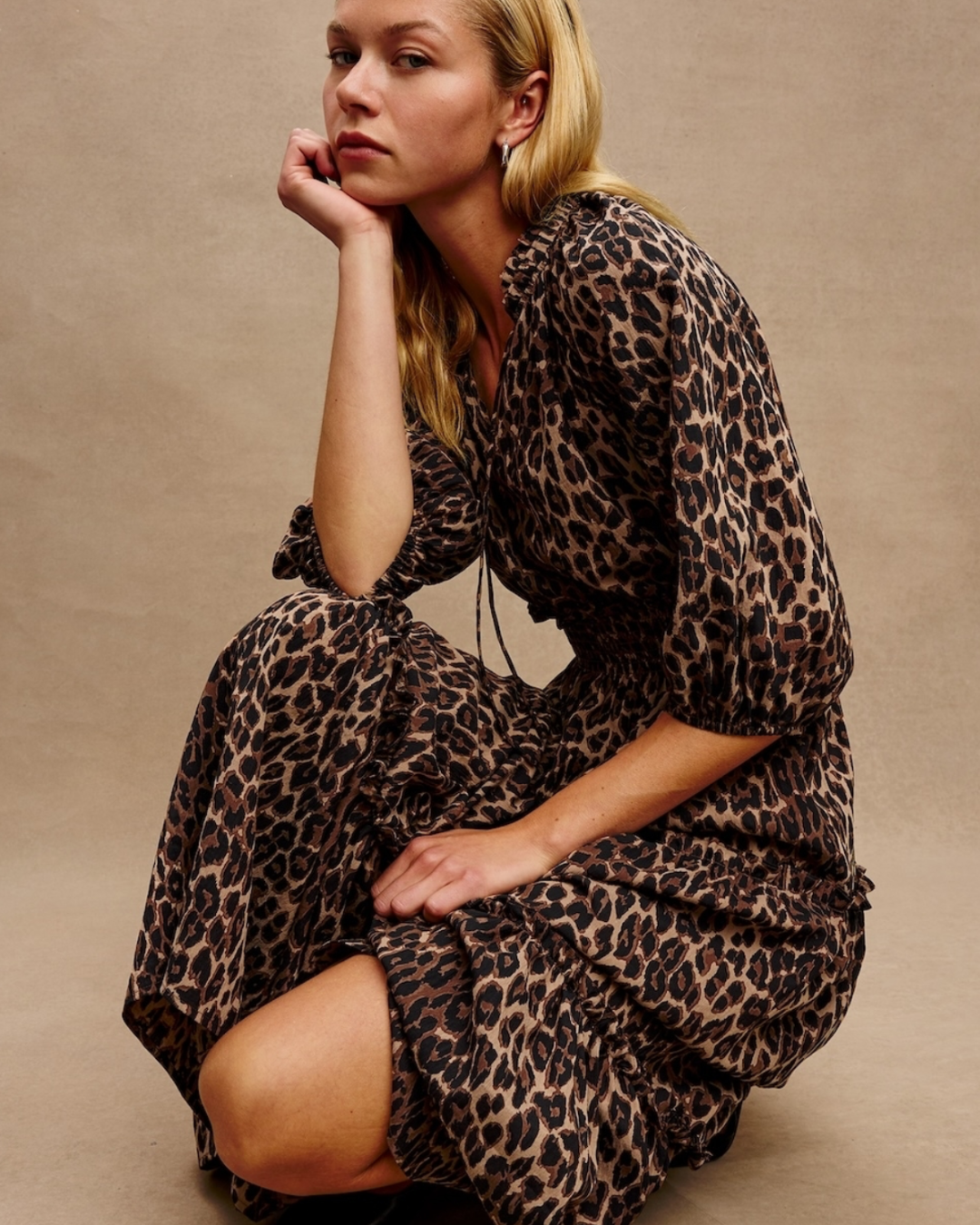 Caterine Dress in Brown Nala by Rails