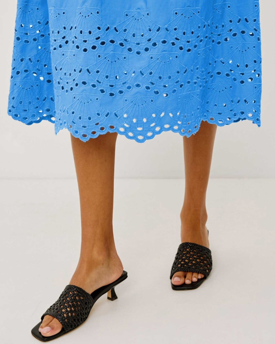 Roxanne Midi Dress in Harbor Blue by Rails