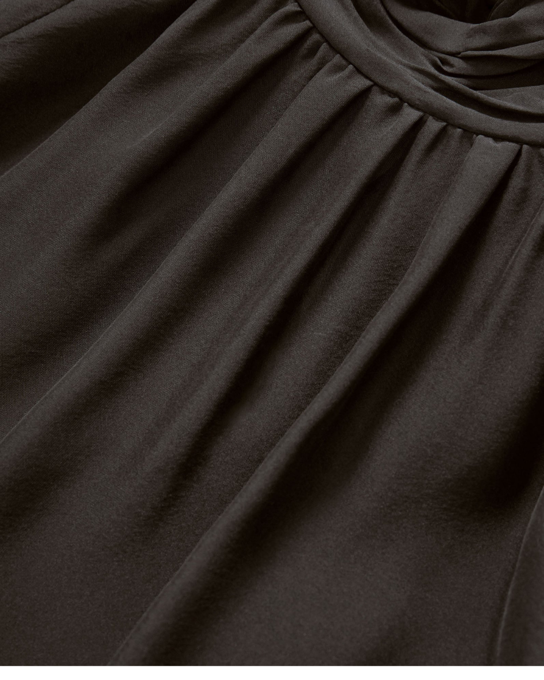 Alyssa Silk Turtleneck Blouse in Black by Veronica Beard