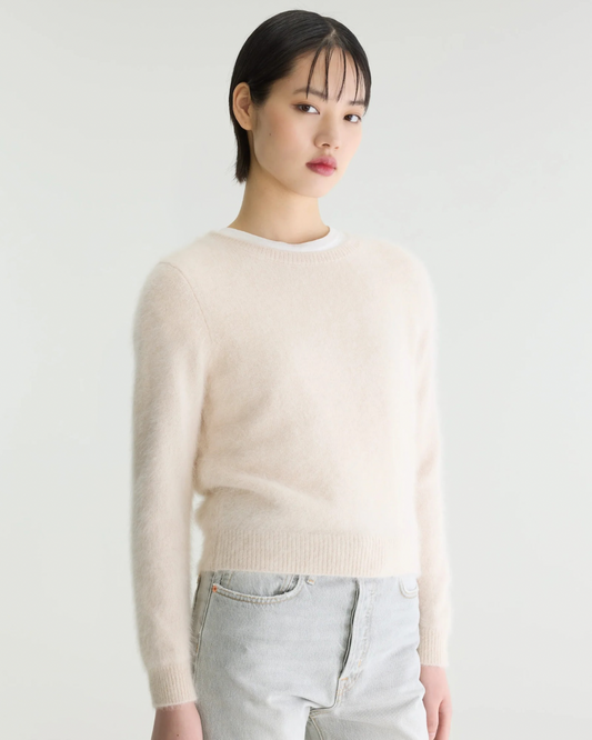 Datti Angora Blend Sweater in Parchemin by Bellerose