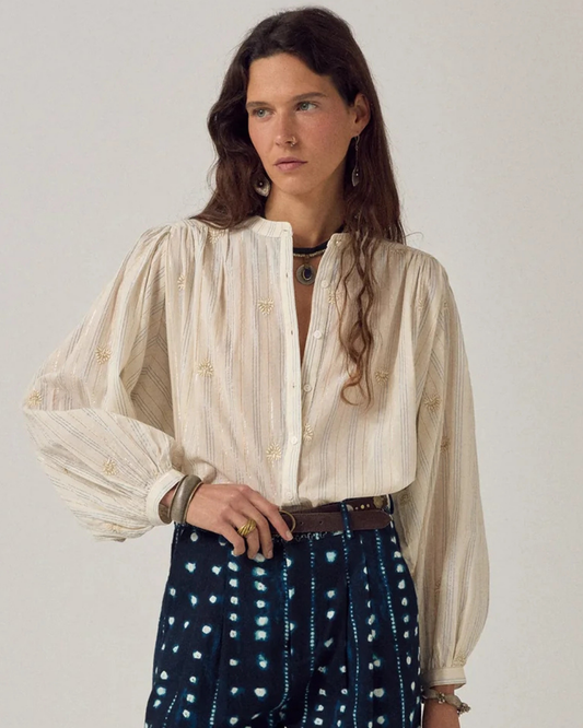 Caroline Blouse in Starry Night by Maison Hotel
