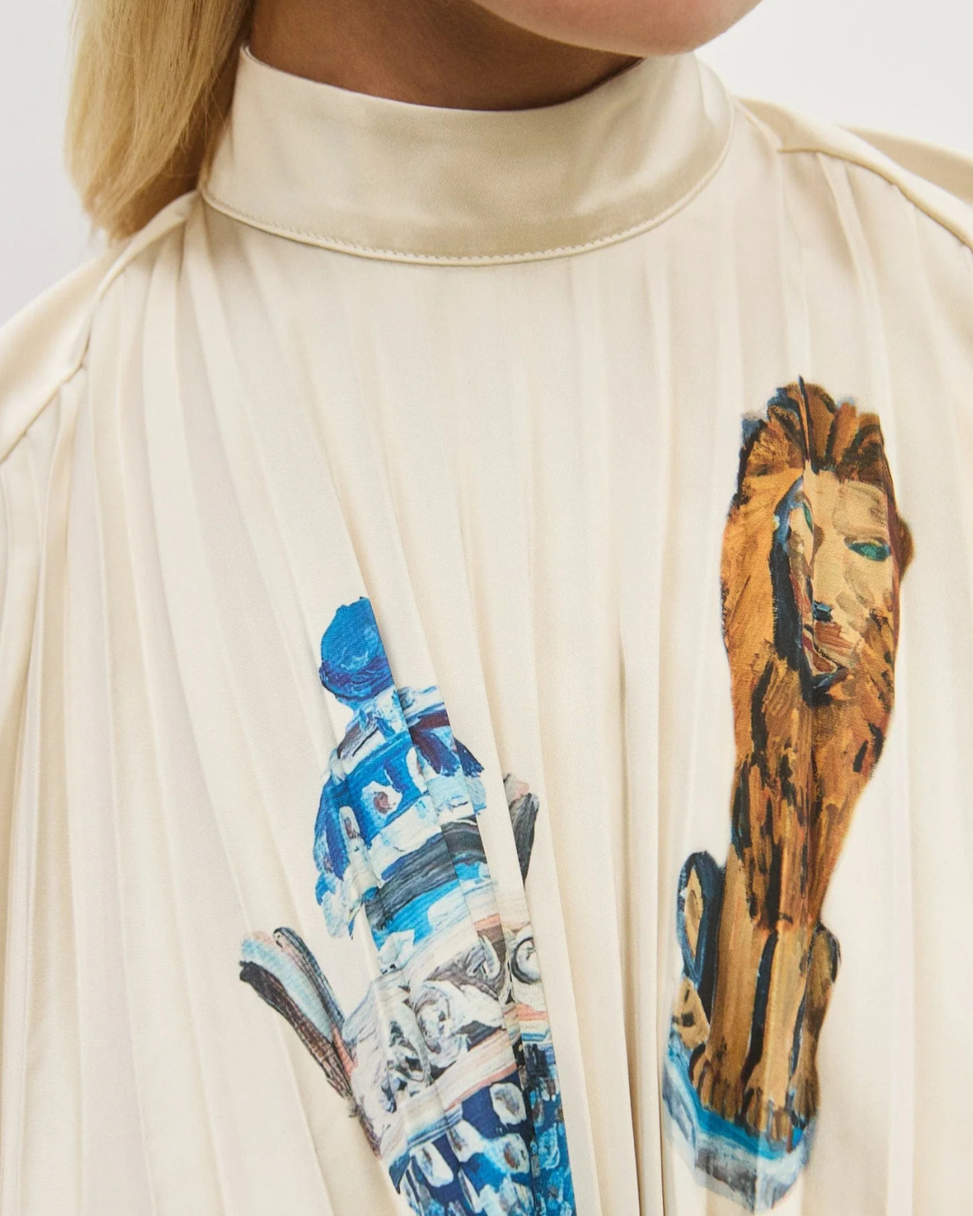 Orazio Pleated Top by Alemais