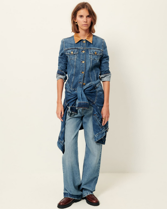 Montgomery U Jacket in Vintage Blue by Sessún