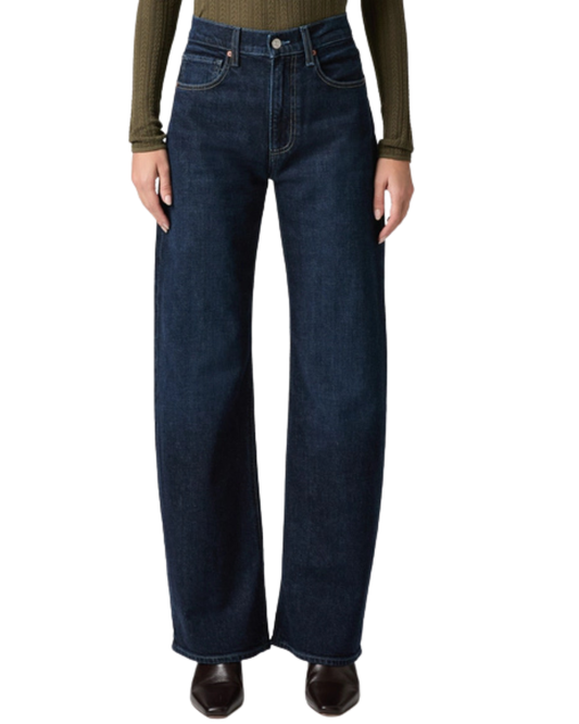 Arellia 32” High Rise Barrel Leg Jeans in Dwell by PAIGE
