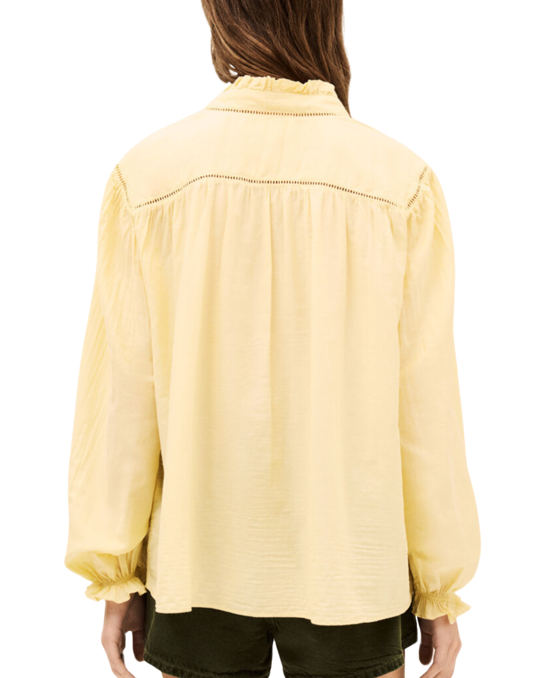Tabbie Chemise Blouse in Jaune by BA&SH