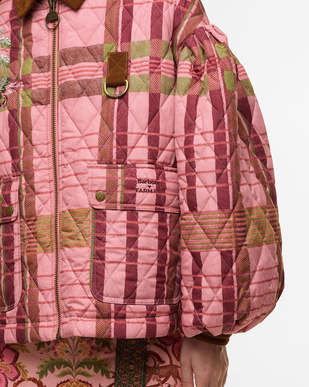 Ana-Clara Quilted Jacket by Barbour x FARM Rio