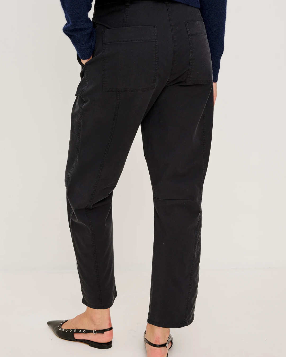 Lunar Pant in Washed Black by Rails