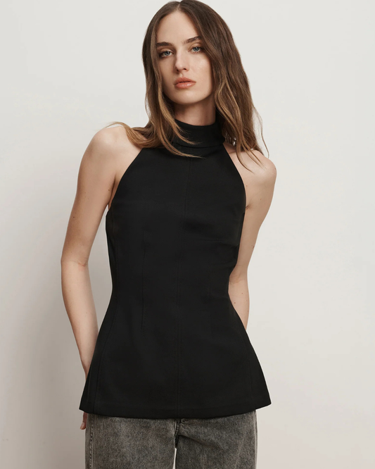 Johanne Top in Black by Veronica Beard