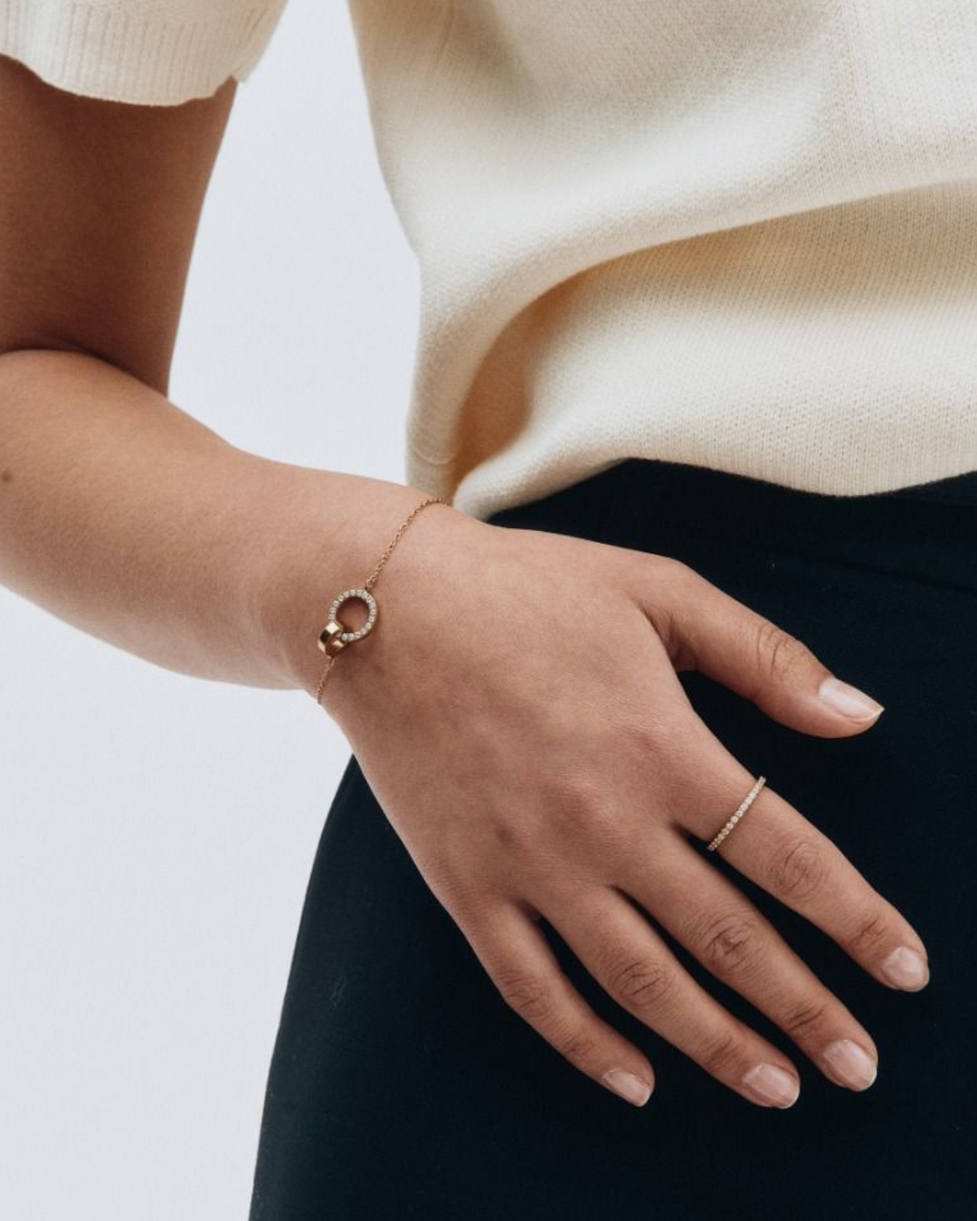 Eternal Orbit Bracelet in Gold by EDBLAD