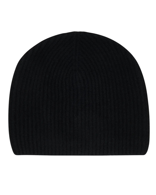 Cashmere Rib Beanie in Black by Jumper 1234