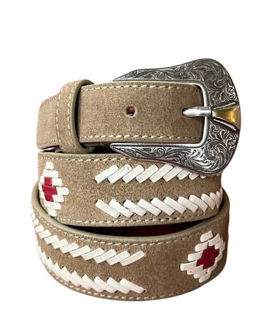 Navajo Belt in Rombo Brown by Maison Hotel