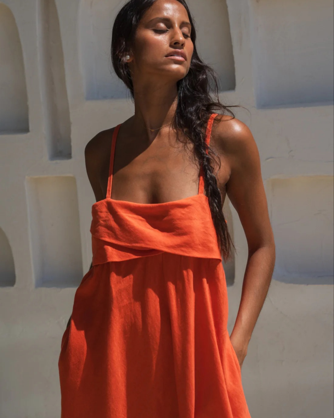 Kiko Linen Dress in Spritz by Lilly Pilly