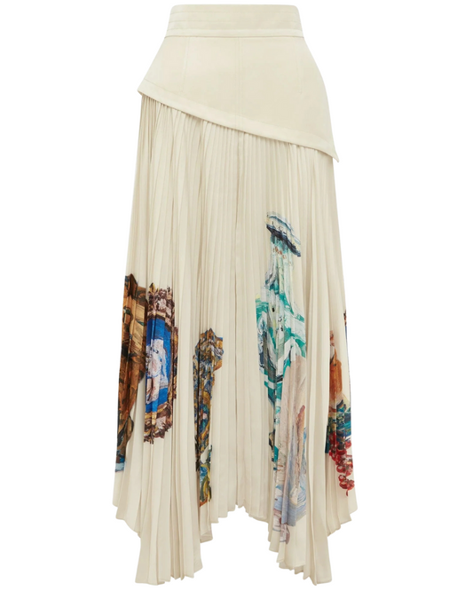 Orazio Pleated Skirt by Alemais