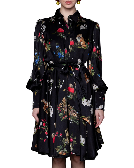 Maya Dress in Bosco by LAVI Couture