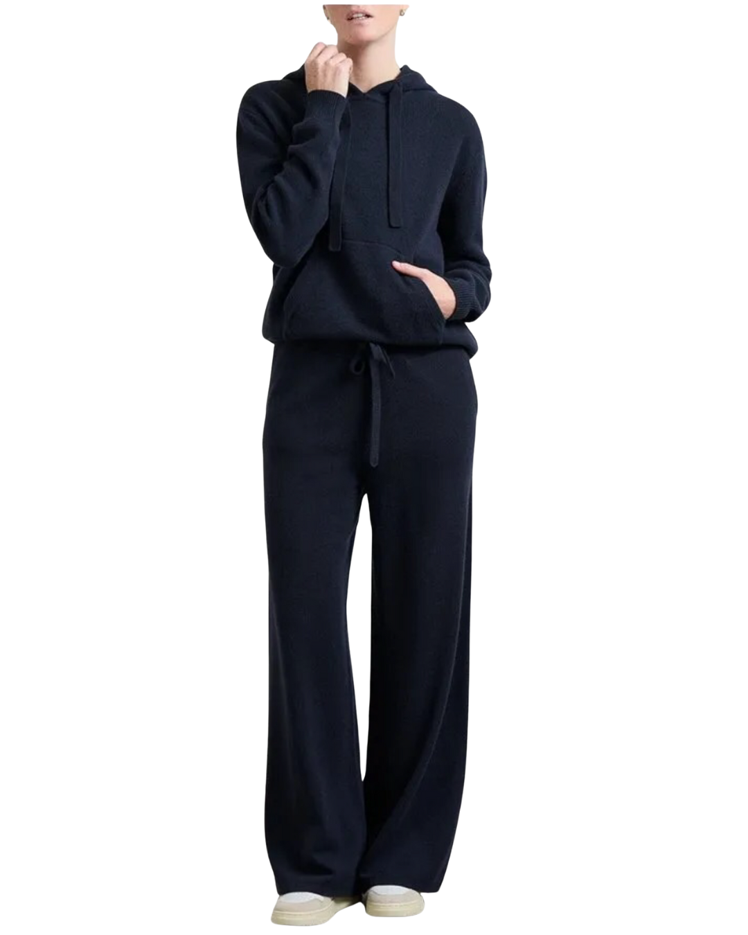 Merino Oversize Hoodie in Dark Ink by Jumper 1234