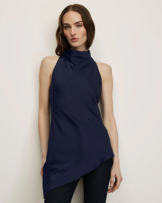 Radford Tunic Top in Navy by Veronica Beard