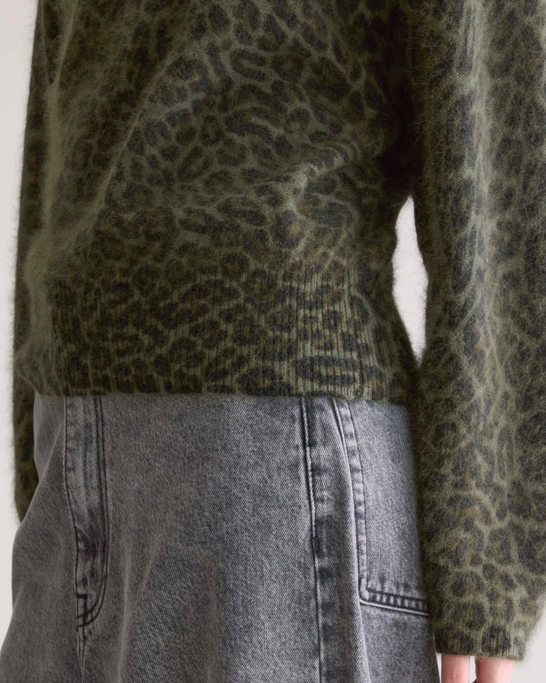 Dioal Leopard Print Sweater by Bellerose