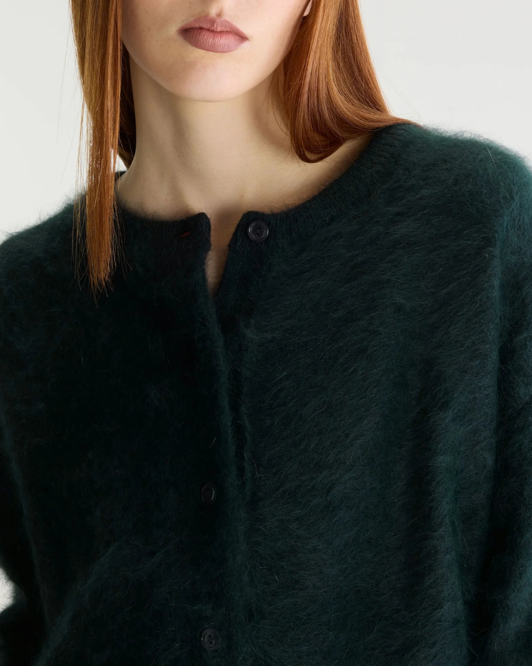 Dathan Angora Blend Cardigan in Jet Set by Bellerose