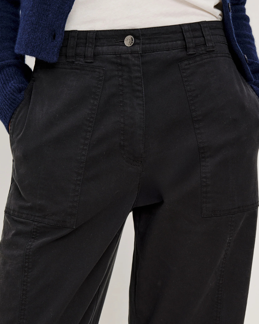 Lunar Pant in Washed Black by Rails