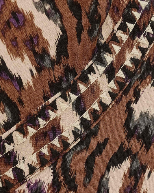 Onoa Midaxi Length Dress in Ocre by BA&SH