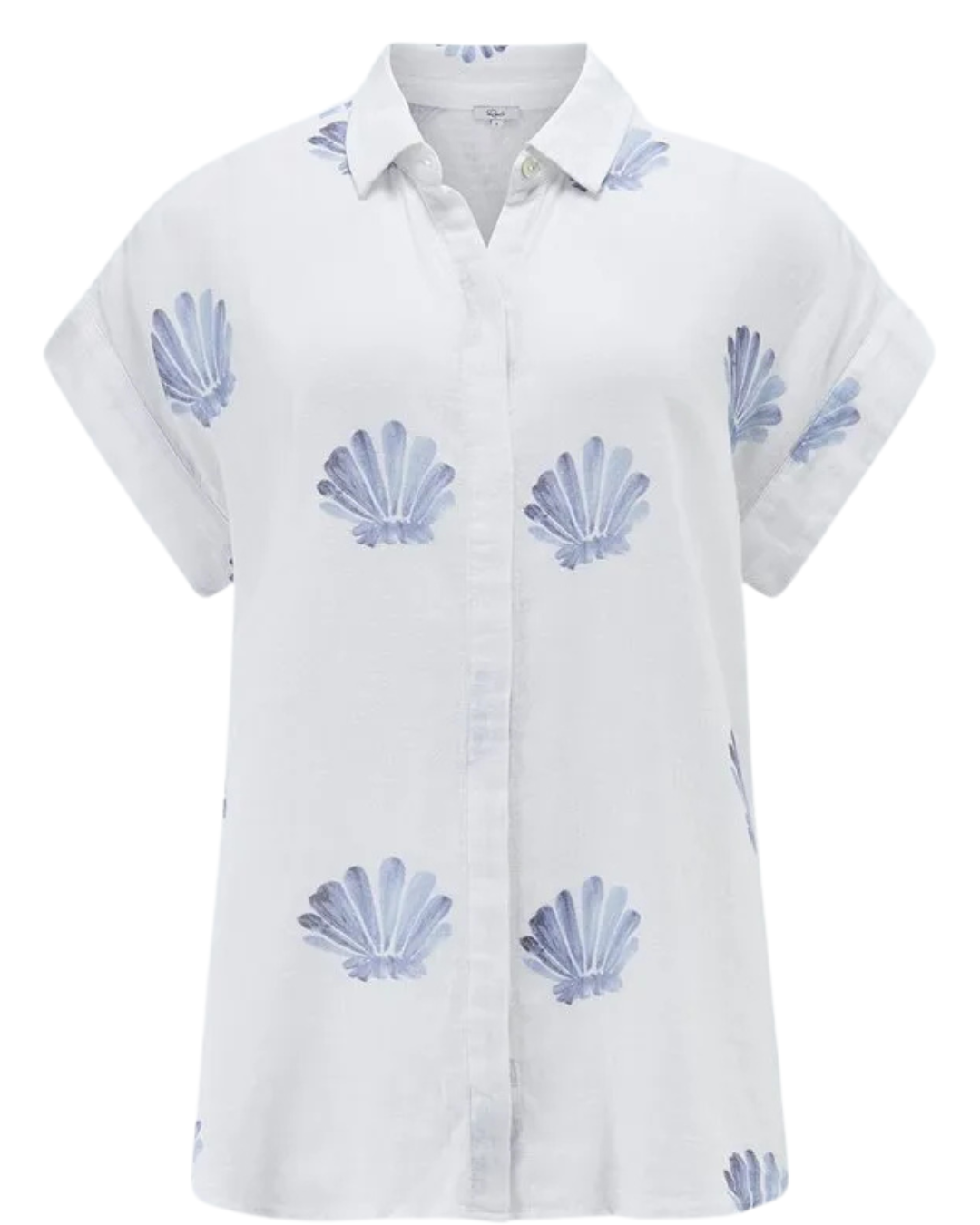 Jamie Shirt In Blue Seashells by Rails