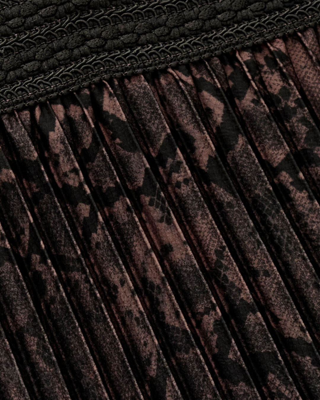 Howie Maxi Skirt in Marron by BA&SH