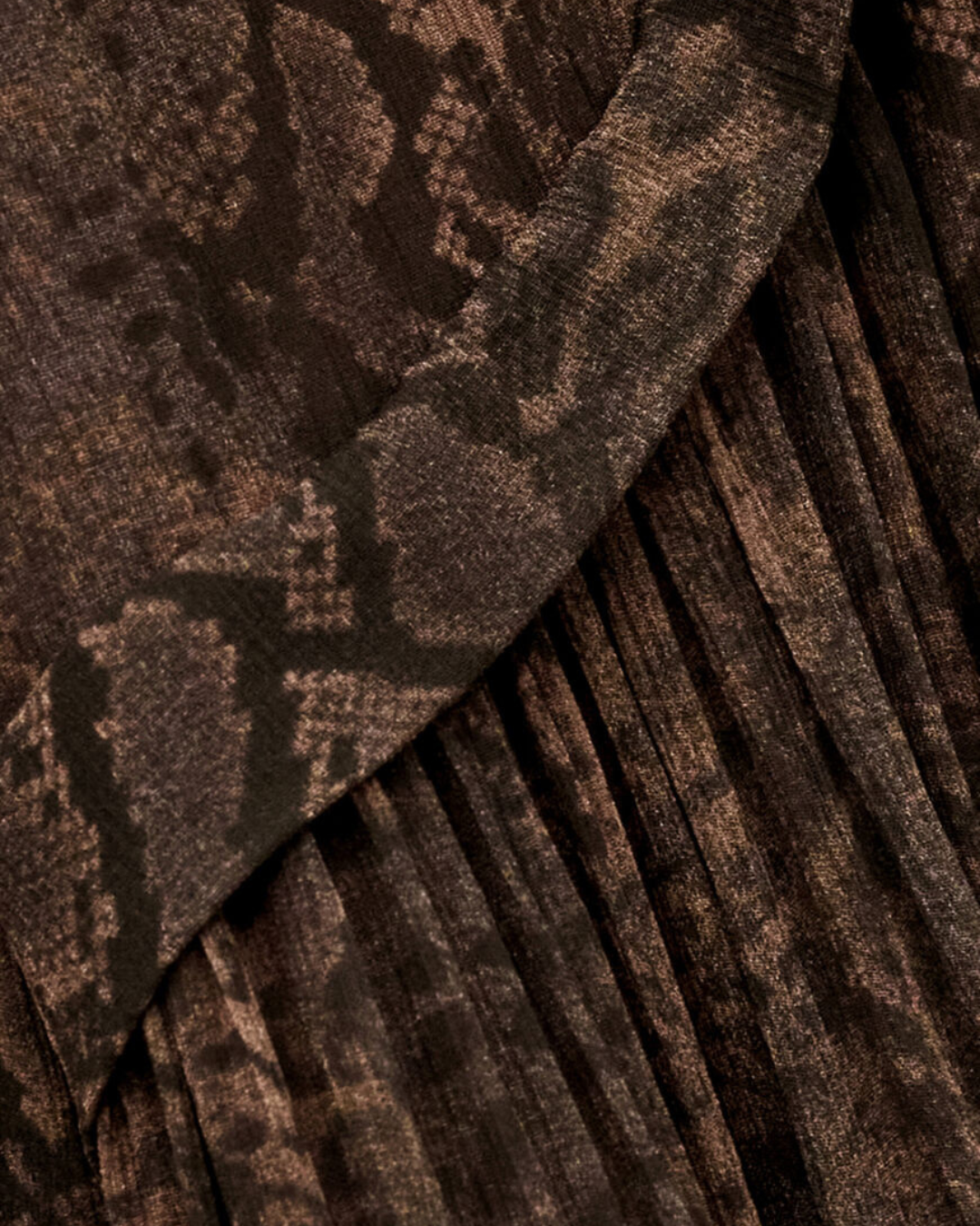 Simba Short Dress in Marron by BA&SH