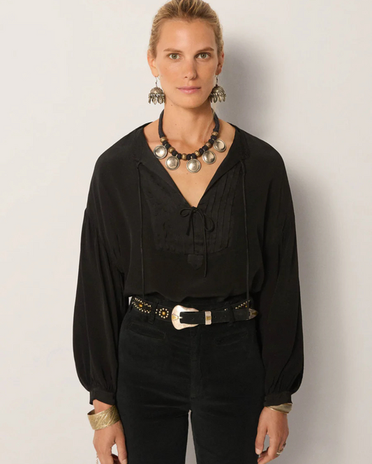 Giovanni Blouse in Tuxedo Onix by Maison Hotel